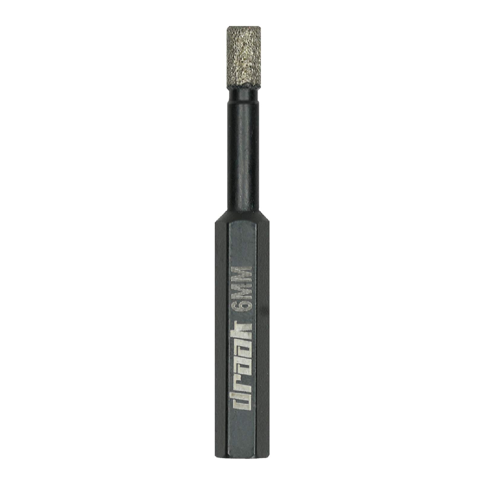 Draak Black Dry Diamond Drill Bit 6Mm Wax Filled For The Toughest Materials Including Marble, Granite, Porcelain, Ceramic & Glass Tiles Vacuum Brazed Porcelain 5