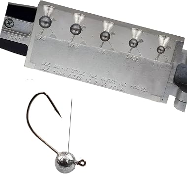Do It Mold Wacky Head Jig Size Jig 3/32, 1/8, 3/16, 1/4 oz Do it Mold 3480 WCK-5-AWG Cavities 5 Total
