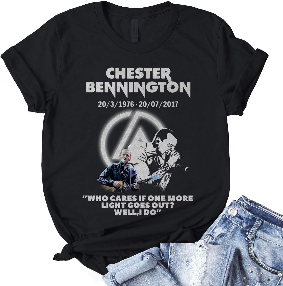 Chester Bennington Who Cares If One More Light Goes Out I Do Linkin-Park Unisex T-Shirt, Tank Top, Hoodie, Long Sleeve, Sweatshirt for Men Women Kids