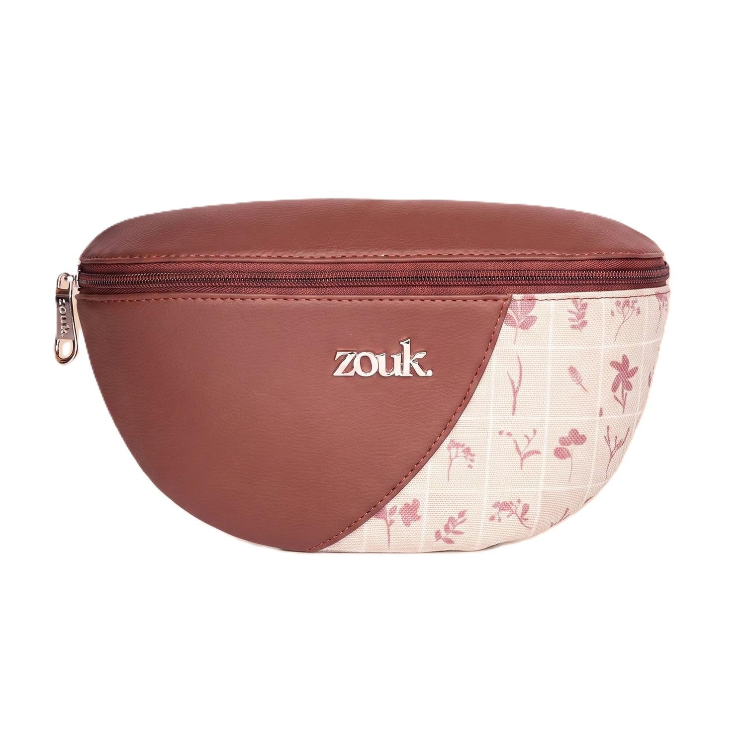 Freya Fanny Pack | Stylish Vegan Leather Waist Bag for Men & Women|Handcrafted with Adjustable Strap, Zipper Compartments & Quick Access Pocket | Auroville Amethyst-image-43