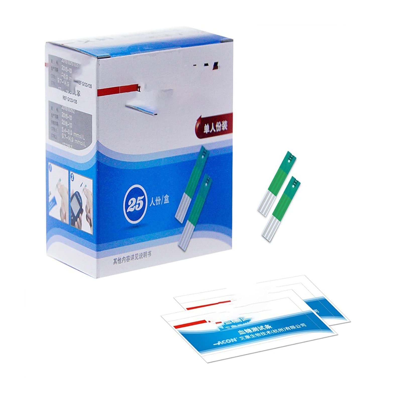 Buy WJYLM Blood Glucose Test Strips, 100 Blood Test Strips And 100