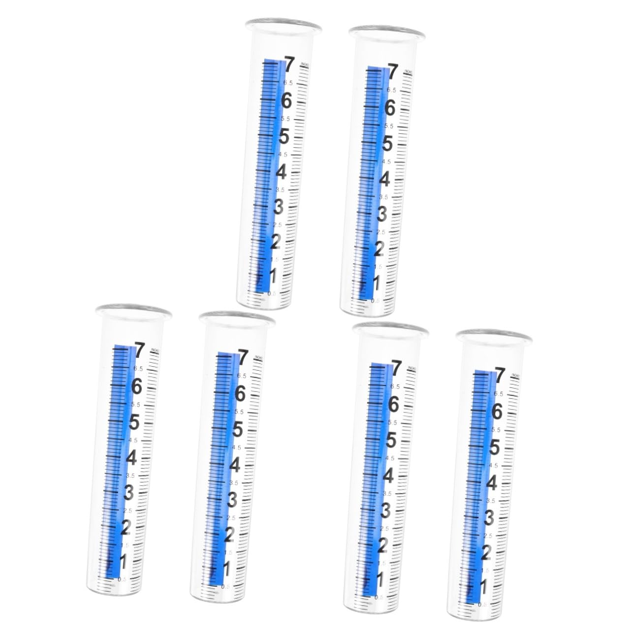 POPETPOP 3 Set Pluviometro Da Giardino Misura Erogatori Pluviometri Catena Della Pioggia Tubo Da Giardino Espandibile Timer Per L'acqua Plastica Riutilizzabile 2 Pezzi * 3