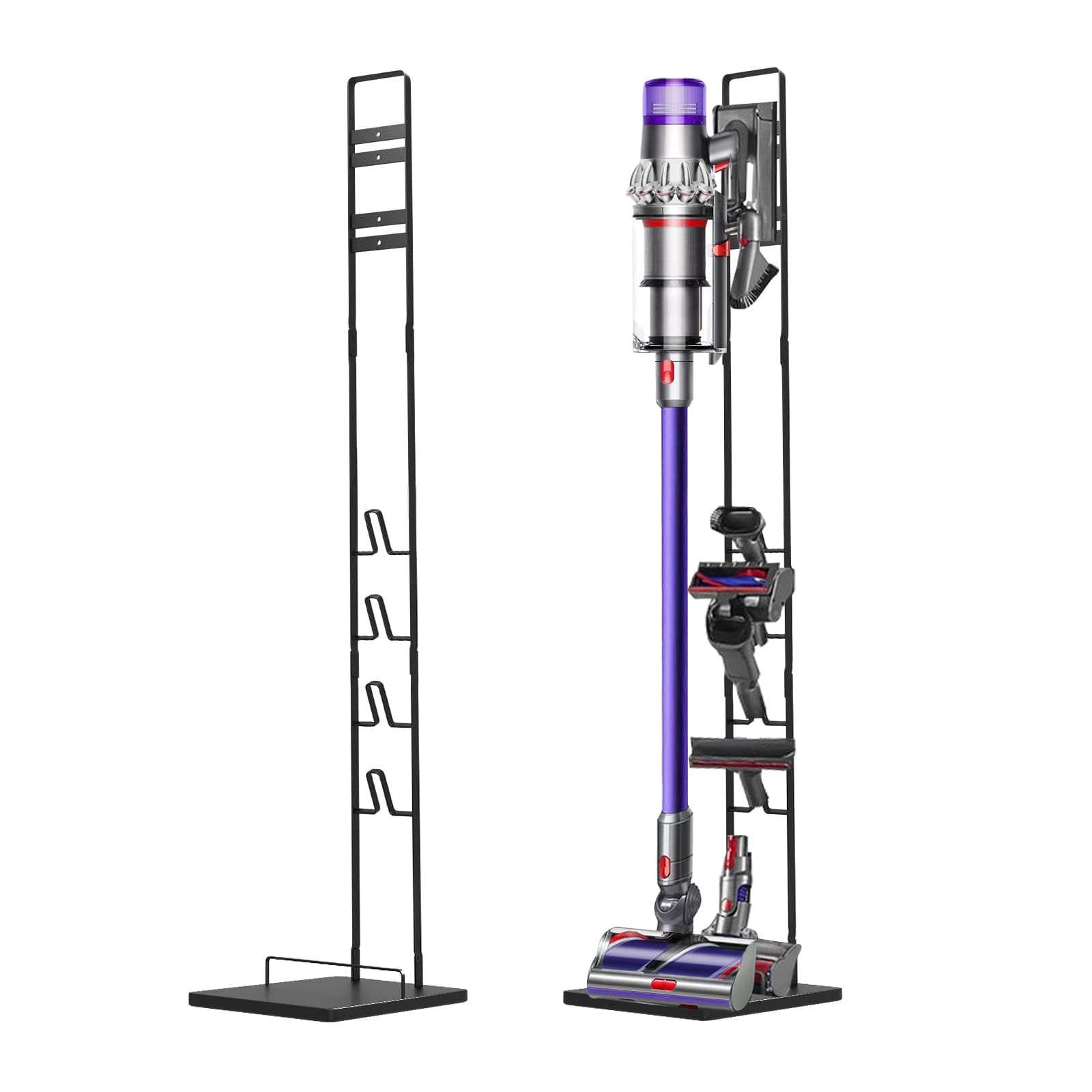 Foho Vacuum Stand for Dyson V11 V10 V8 V7 V6,Stable Metal Storage Bracket Stand Holder for Dyson Handheld DC30 DC31 DC34 DC35 DC58 DC59 DC62 Cordless Vacuum Cleaners & Accessories & Attachments