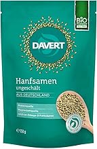 Davert Hemp Seeds, Unpeeled (150 g) - Organic