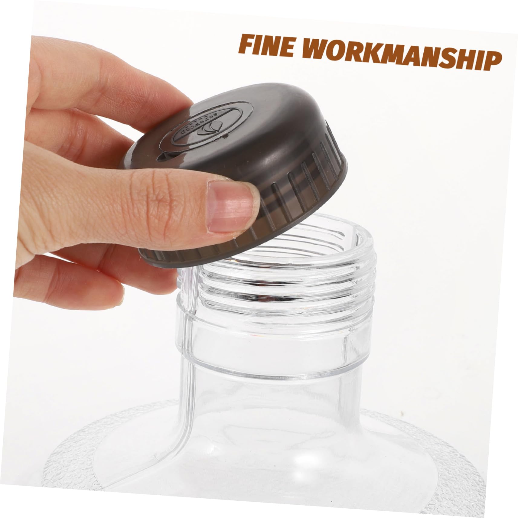 OHPHCALL 5l Handheld Water Jug Portable Water Storage Container Reusable for Camping Picnics Home Office