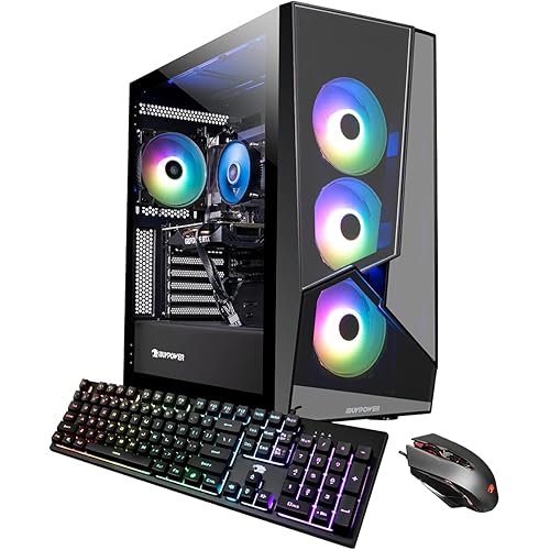iBUYPOWER Starter PC Computer Desktop SlateMR 240i (Intel i3-10105F 3.7GHz,NVIDIA GeForce GT 1030 2GB, 8GB DDR4, 480 GB SSD, WiFi Ready, Windows 11 Home)