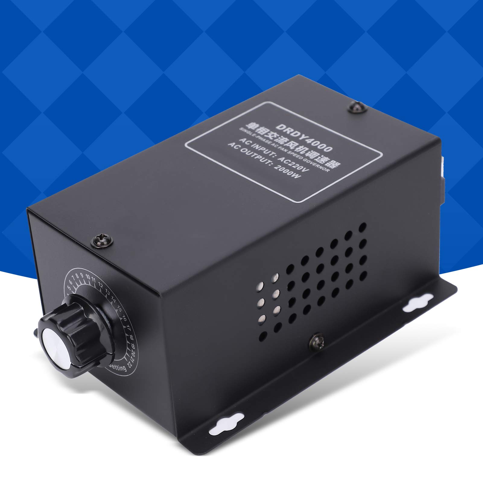 Marhynchus Régulateur de Vitesse du Moteur Vitesse du Ventilateur de Plafond monophasé Commutateur réglable Régulateur de Vitesse du Moteur AC 220 V