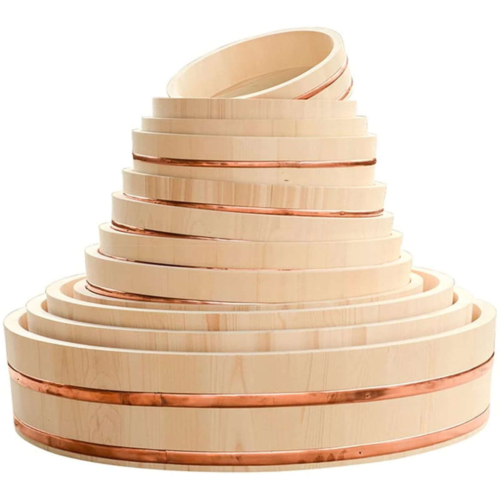 Holz Sushi Reisschale Sushi Rührwanne mit Schaufel für Anfänger und Profis