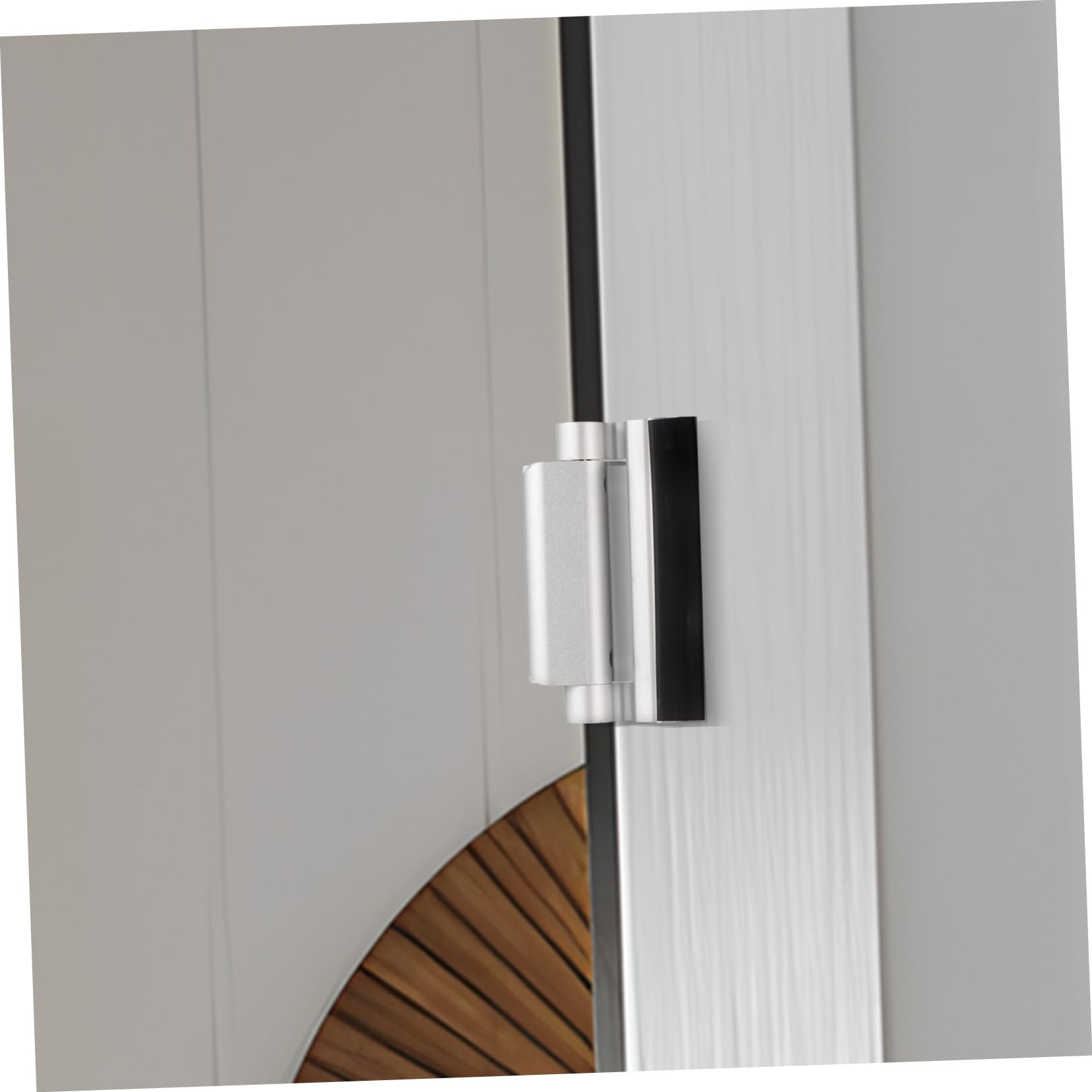 SHINEOFI 2pezzi Serratura Di Rinforzo Per Porta Interna Dispositivi Di Sicurezza Per Porte Serrature Di Sicurezza Per Porta d Ingresso Realizzata in Lega Di Alluminio Facile Da Installare e