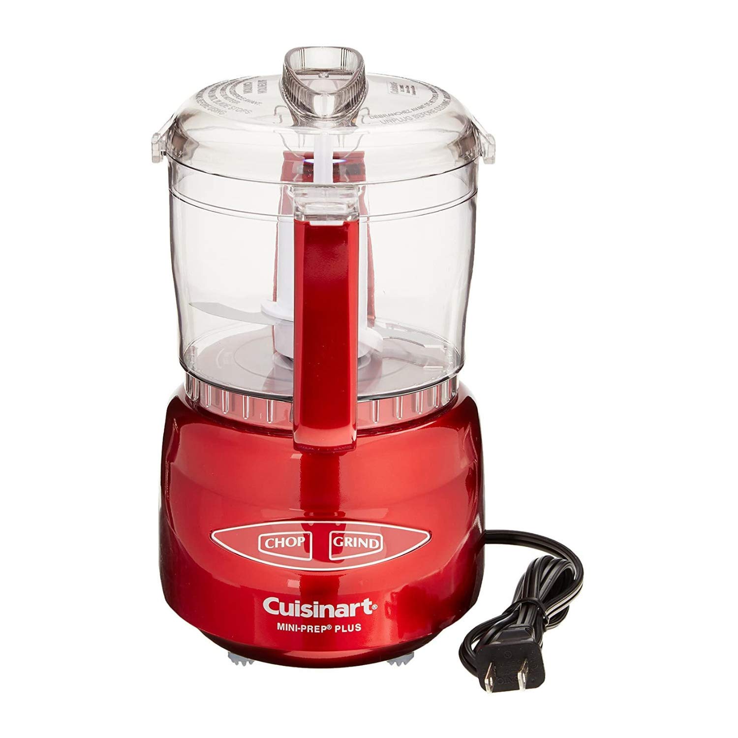 Cuisinart DLC-2AMR Mini-Prep Plus Processor, Metallic Red