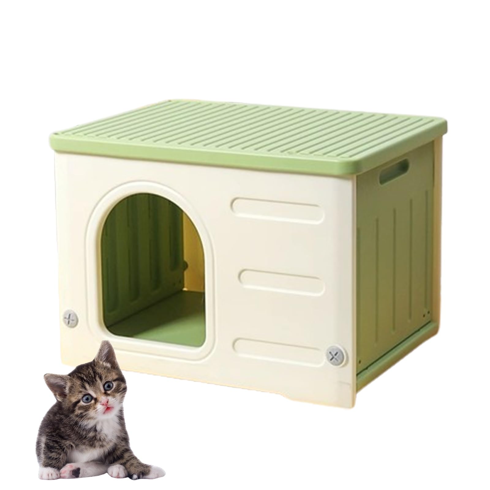 Maison pour chat extérieur et intérieur : un lit spacieux et amovible tout confort