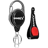 SAMSFX Fly Fishing Tippet Line Cutter Fishing Nippers Mulit-Tool with Zinger Retractors