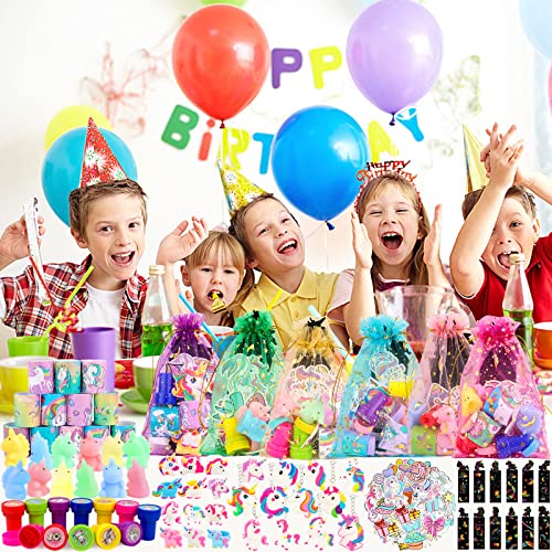 Anphile XS-DDJ Unicorn Party Favors For Boys And Girls, 134 Pcs Unicorn Birthday Party Supplies Unicorn Gifts Pinata For Birthday Girls Age 3-5, 6-8, Unicorn Party Favors Bags Treat Bags thumb #7