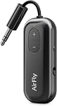 Twelve South AirFly SE | Bluetooth Wireless Transmitter/Adapter for AirPods/Wireless or Noise-Cancelling Headphones; use on Airplanes and Gym Equipment, 20+ hr Battery Life
