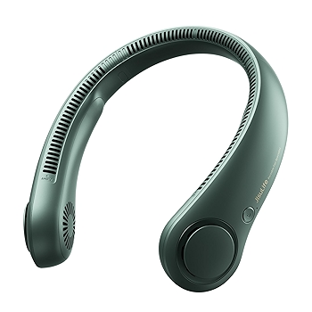 JISULIFE Portable Neck Fan, Rechargeable Hands-Free Personal Fan with 5 Speeds