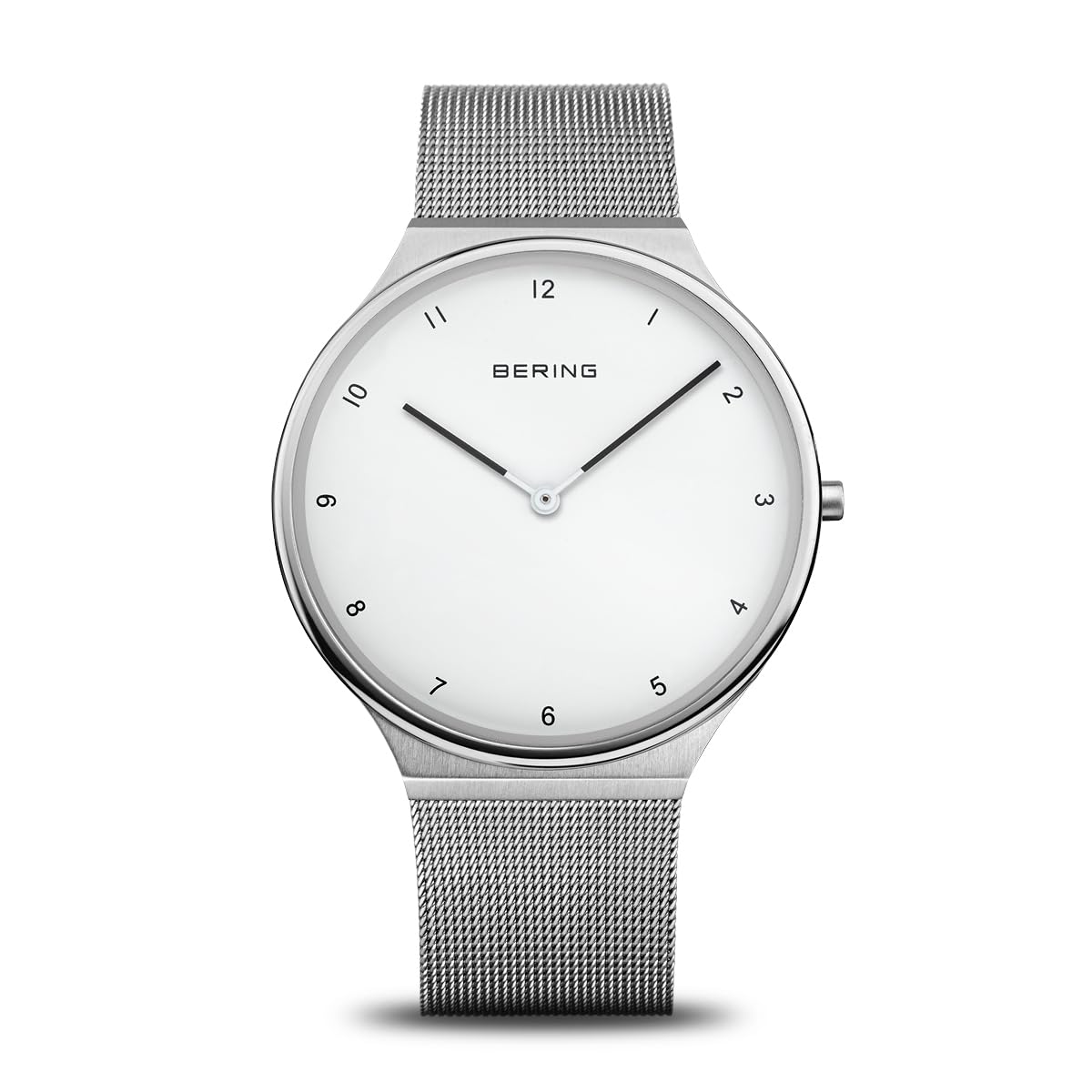 BERING Damen Uhr Quarz Movement - Ultra Slim Collection mit Edelstahl und Saphirglas 18440-004 - 3 ATM