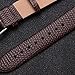 Gadpiparty 18mm Genuine Leather Watch Band Replacement Band for Fashion Stylish and Comfortable Wear Sweatproof