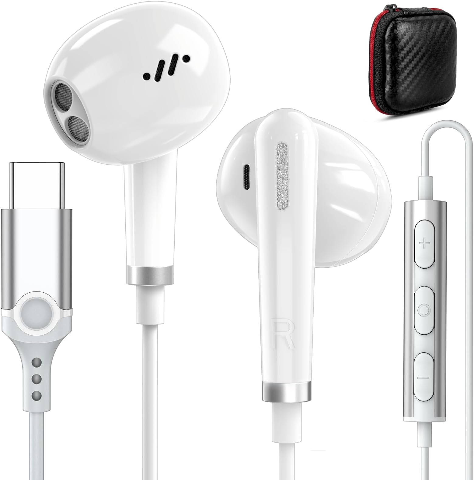 Amazon.com: Pixel 9a, 9, Earbuds Wired Headphones for Google Pixel 9 ...