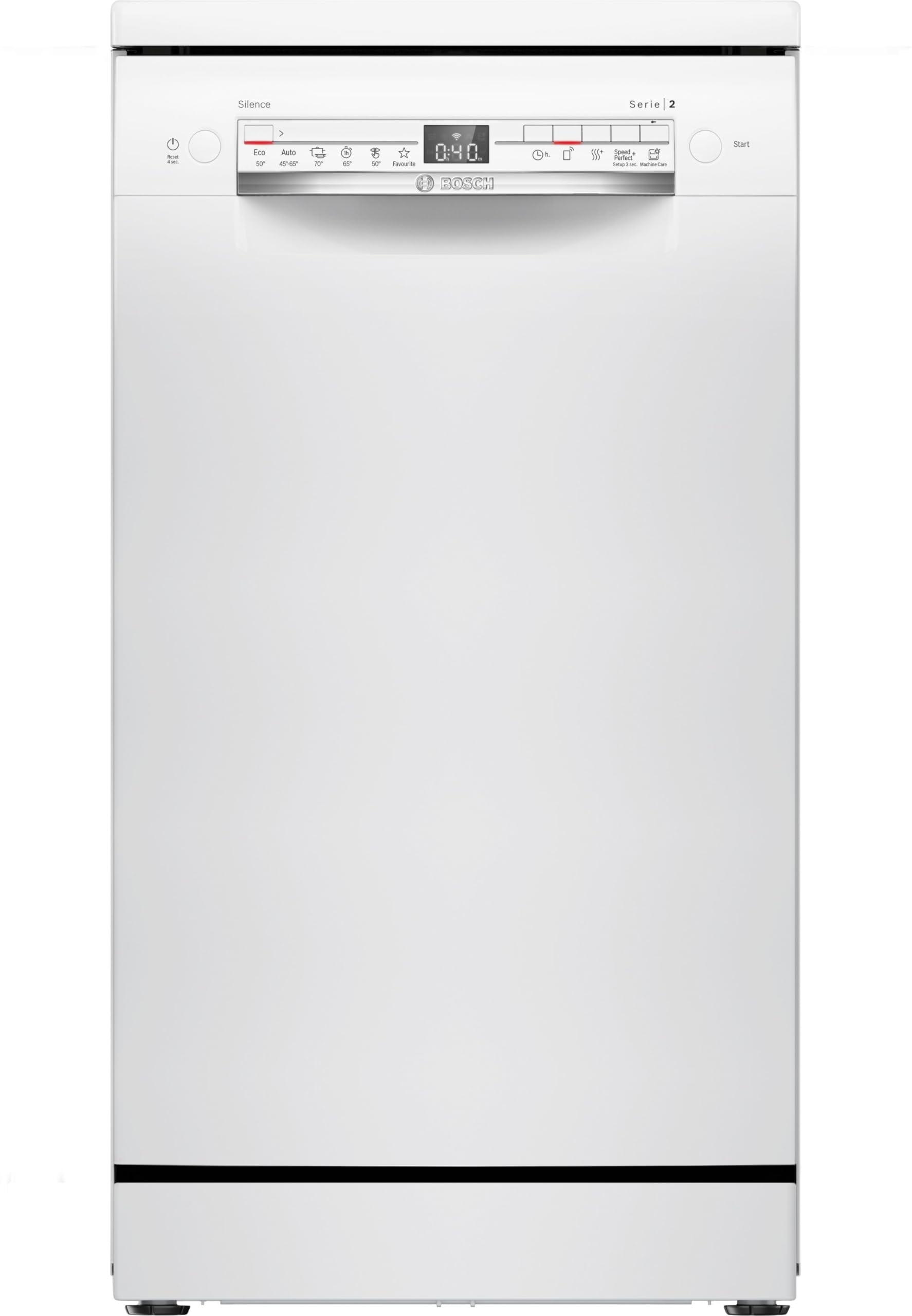 Série 2, Lave-vaisselle pose-libre, 45 cm, Blanc, SPS2HKW55E