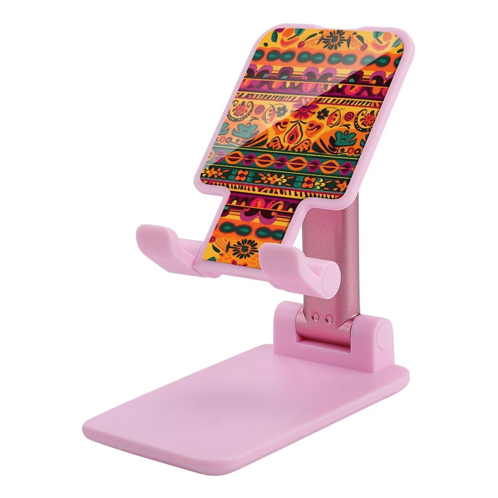 Support téléphone portable bureau art populaire mexicain bohème durable - 7