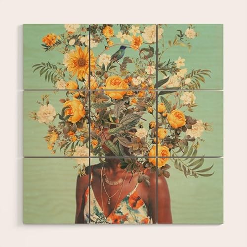 Society6 You Loved Me A Thousand Summers Ago by Frank Moth-Wood Wall Art (3' x 3')