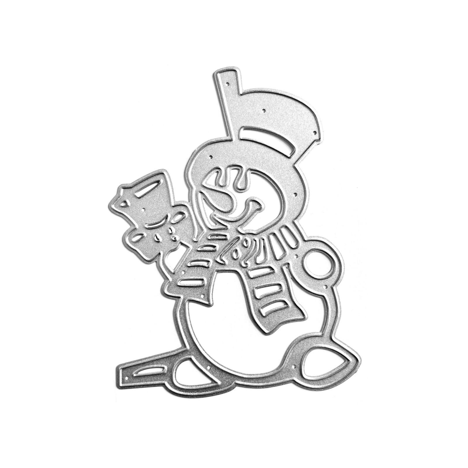 HZBB Metal Die Cuts Christmas Snowman Cutting Dies Stencils Template for Scrapbooking Album Paper Card Embossing Scrapbooking Embossing Folders