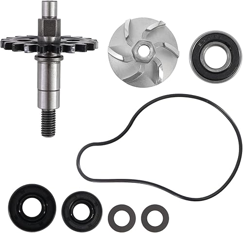 Miniatura 2 de Kit de engranajes de eje impulsor de bomba de agua para Yamaha YZ250F 2001-2013, 5NL-12459-00-00, 5XC-12459-00-00