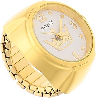 Anel Relógio Masculino Anel Retrô Relógio Vintage Relógio De Dedo Anel De Relógio Anel Vintage Coleta Fornecimento Anel Decorativo Relógio Pessoas Decoração Mini Anel Elástico