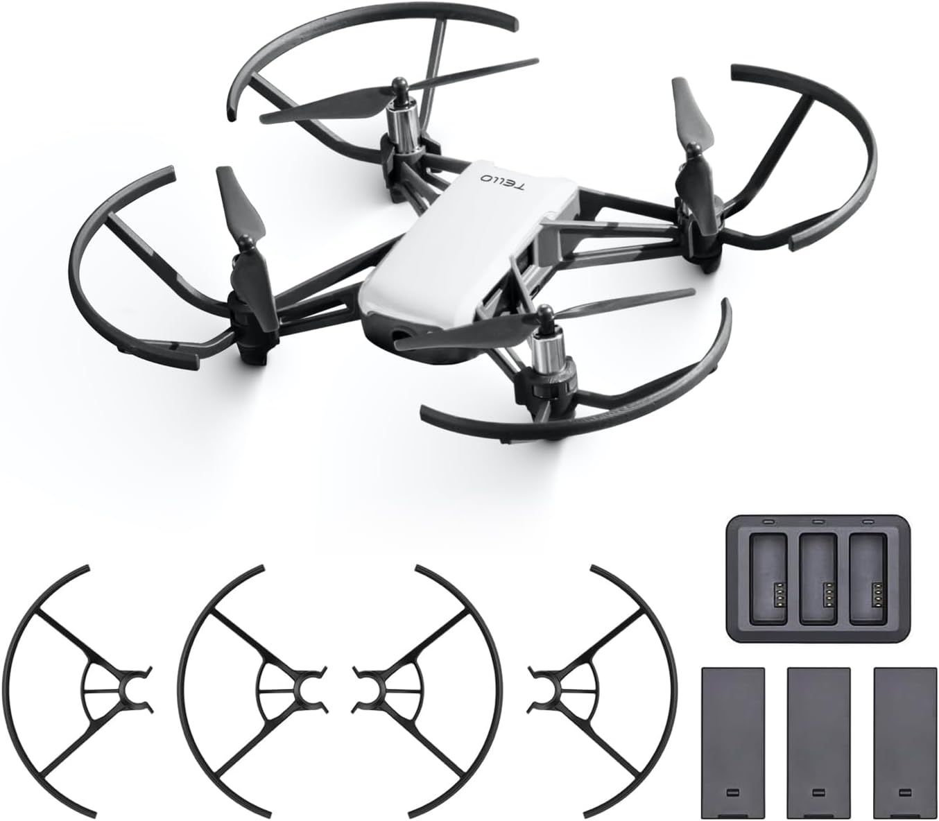DJI Tello ドローン ブーストコンボ バッテリー3個付属 国内認証済み ドローン撮影 80g 申請不要の100g未満 軽量 ミニドローン 登録して賠償責任保険が1年間無償付帯 自動離陸 自動着陸 720P伝送 最大飛行時間39分 ビジョンポジションニングシステム 衝突検出 プログラミング可能(アップリアップデート後) 空撮 大人向けギフト 誕生日プレゼント 初心者 子供用 学生 DEERC