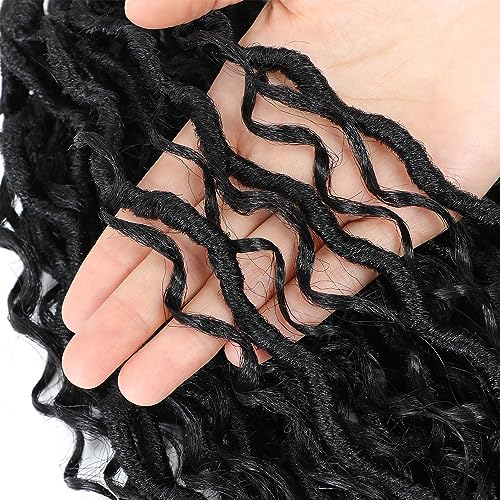 Image of 8 Packs Crochet Hair for Black women, Goddess Locs Crochet Hair,