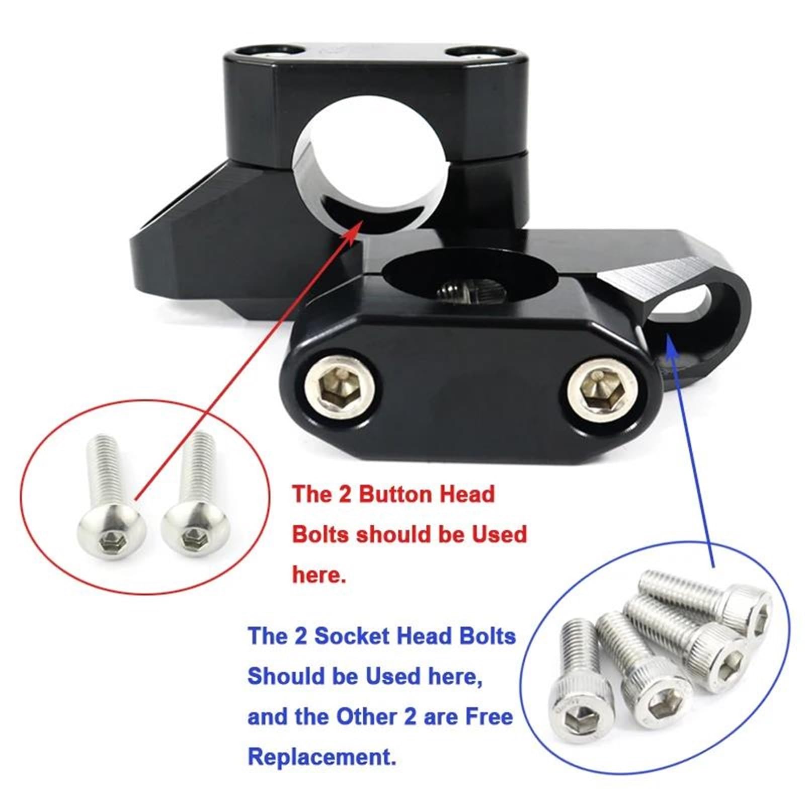 Riser Manubrio Per Morini XCape 650 2022-2023 - Morsetti Di Innalzamento Per Comfort Guida - Foto 5