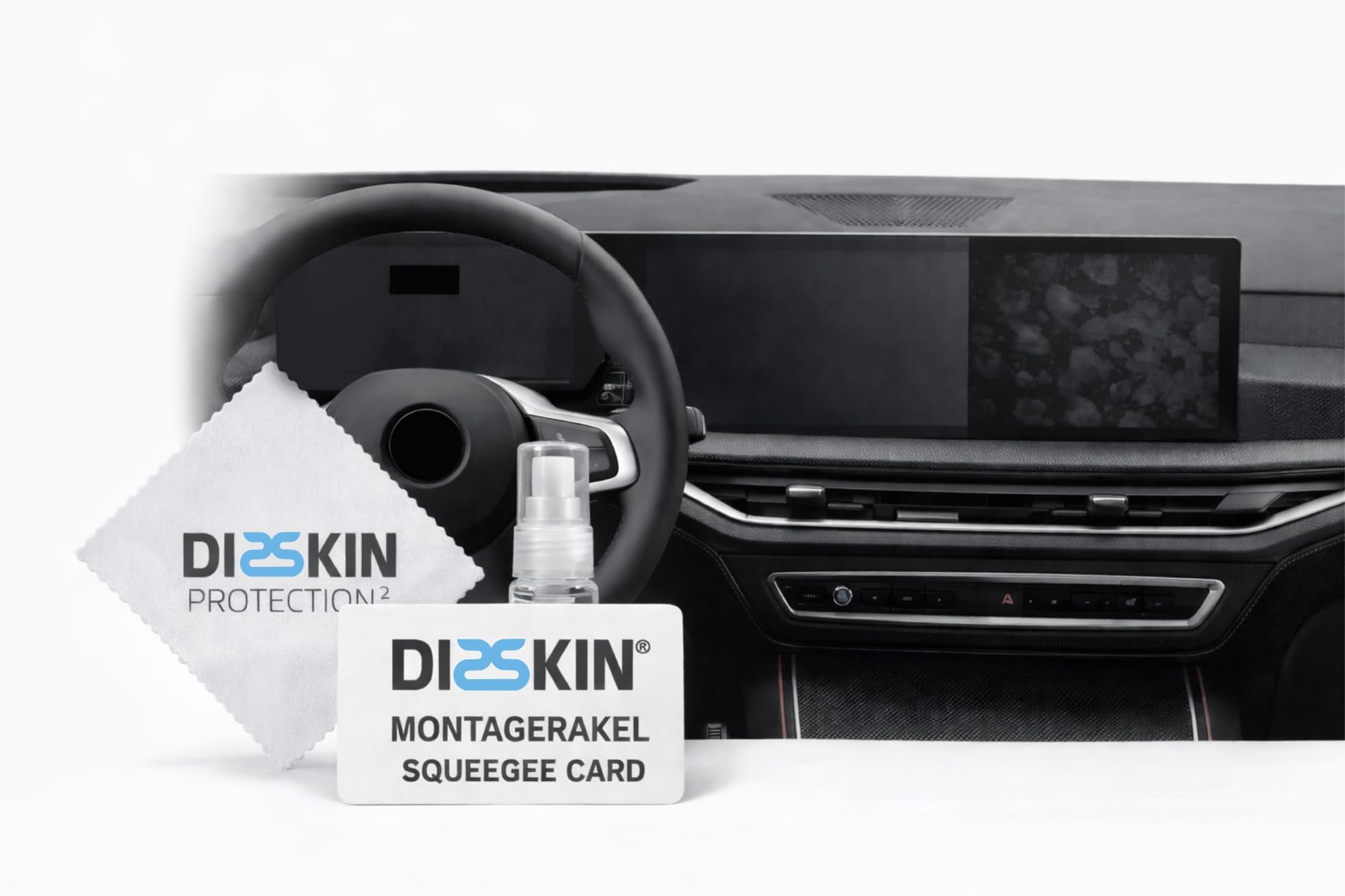DISSKIN® Anti-Fingerprint Displayschutzfolie für BMW 2er 3er 4er 5er 7er i4 i5 i7 ab 2024, Selbstheilend, Matt, Anti-Fingerprint, Antibakteriell, Entspiegelnd, Schutzfolie, Displayschutz 1-teilig