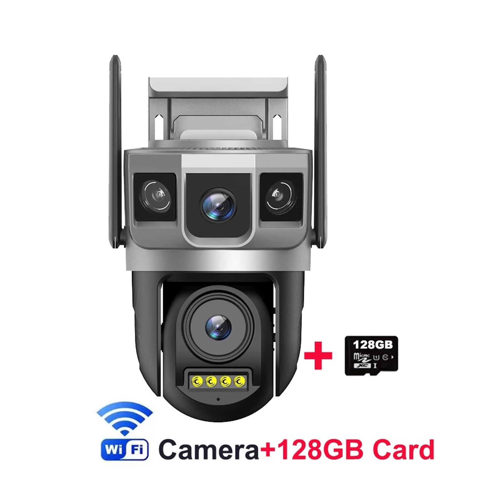 Caméra de sécurité à Double Objectif 12MP 6K 4G