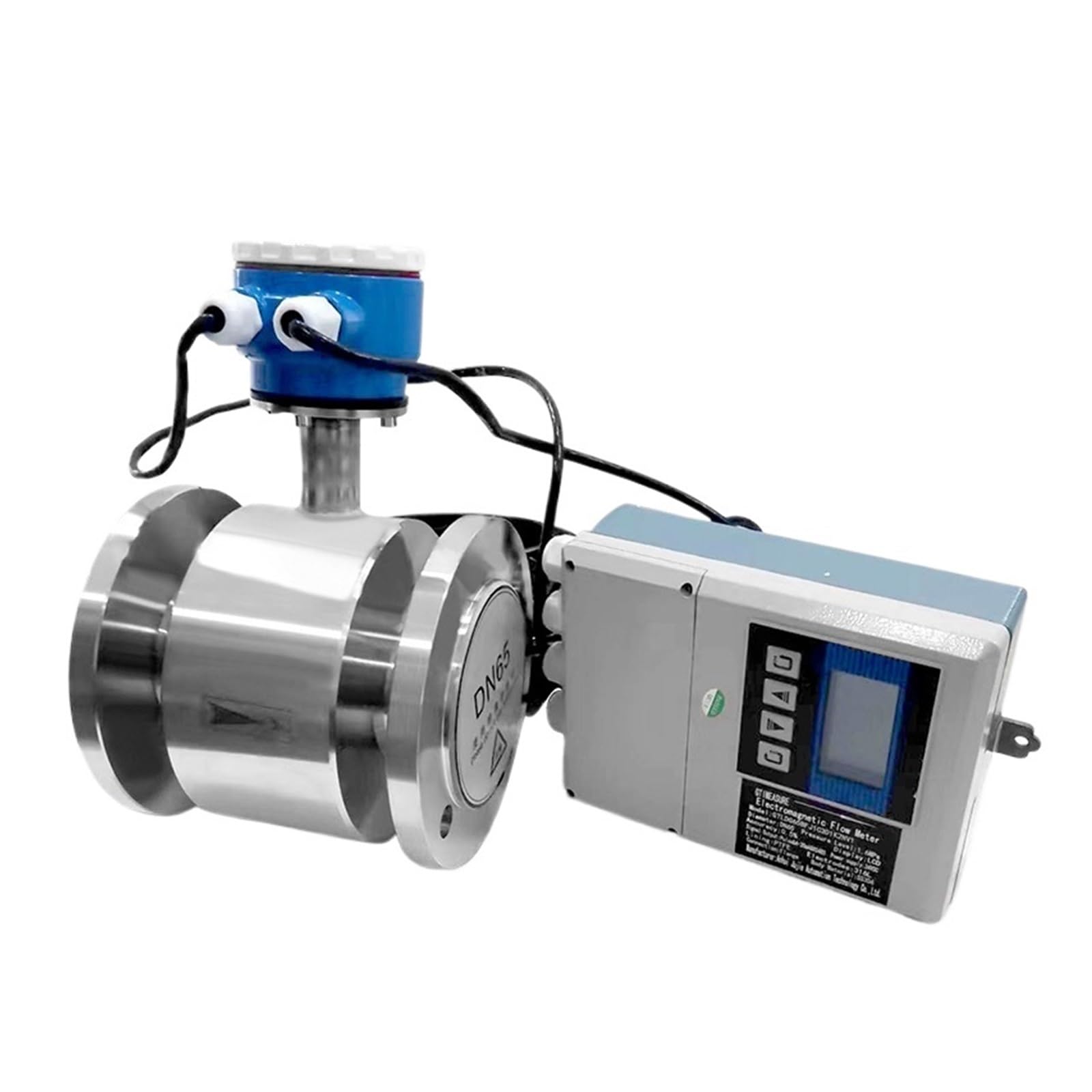 BALYDLUL Split Electromagnetic Flow Meter Display Pulse 4-20mA RS485 Signal Output Flowmeter(DN25 (SS304))