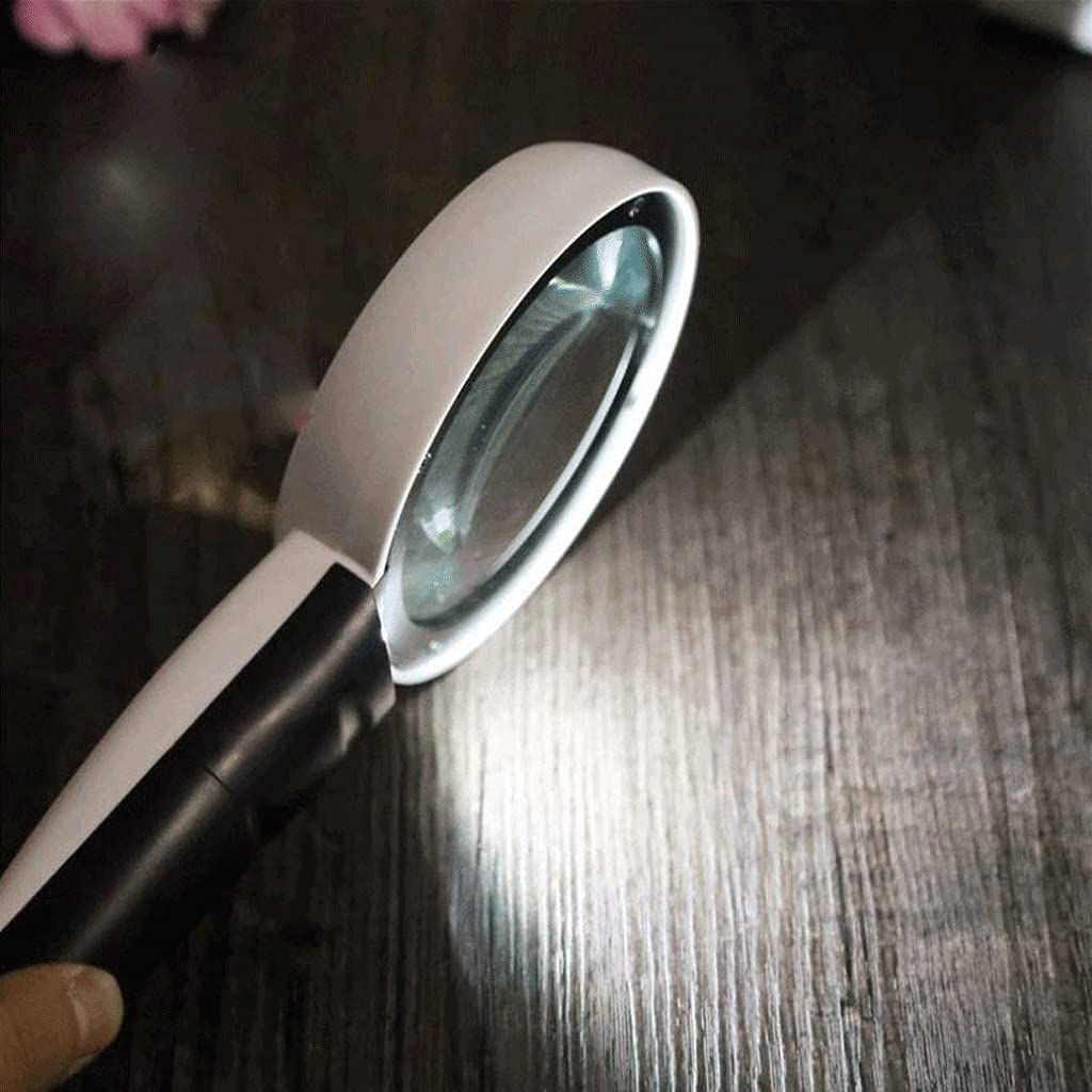 Loupe de lecture et de lecture avec lentille 30 fois éclairée