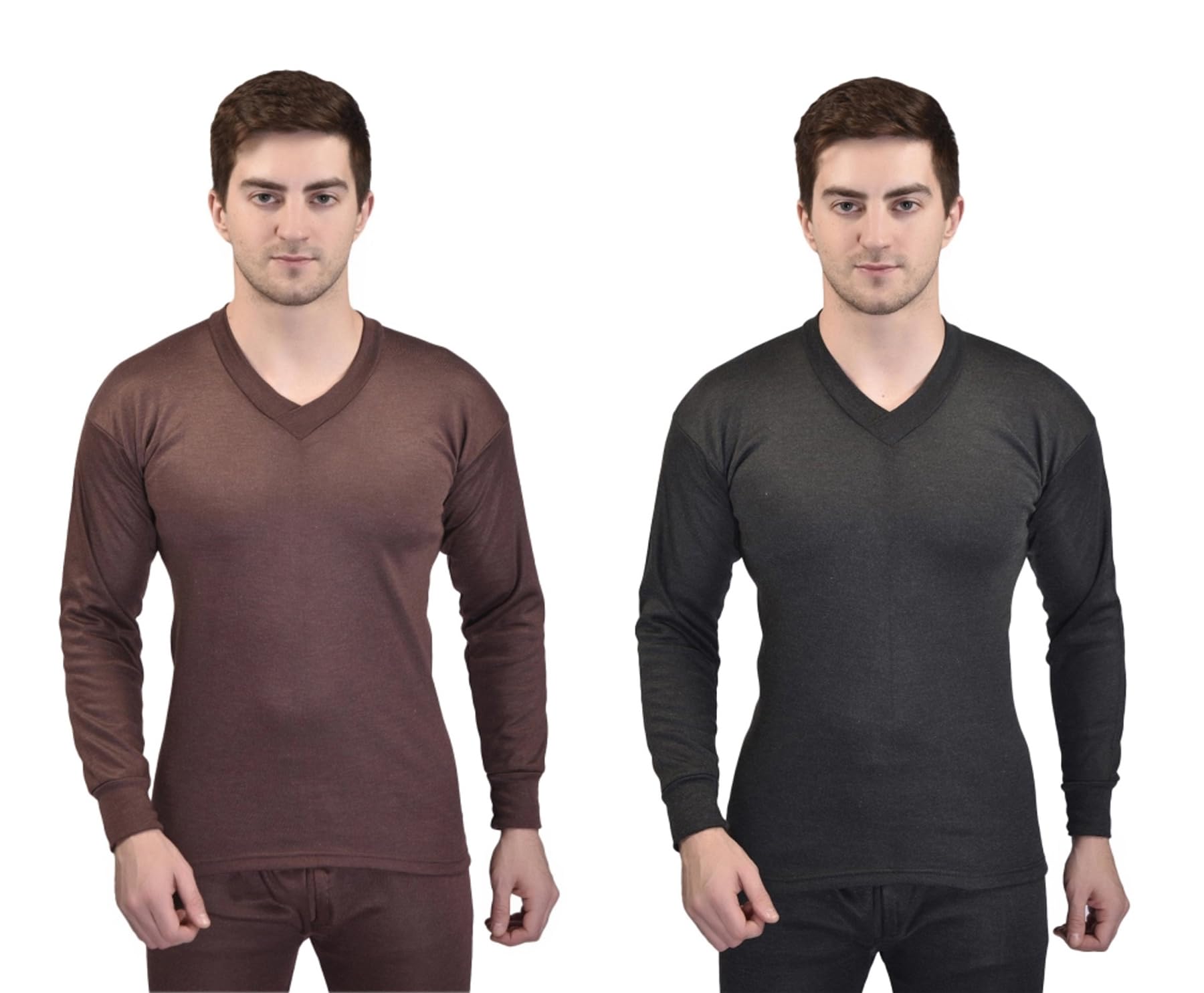 aivira 2 Mens Winter Thermal TOP Warm V Neck Neck Inner Style 3-picture-28