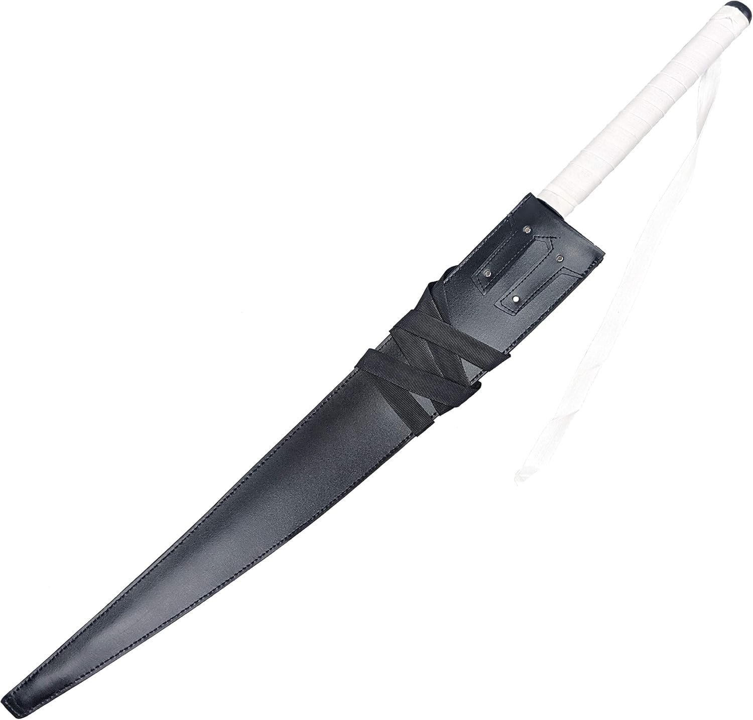 Kurosaki Ichigo’s Zangetsu Shikai Sword – 42 Inch Black Blade | Bleach Anime Cosplay Katana Replica | Ichigo Sword Collectible for Fans