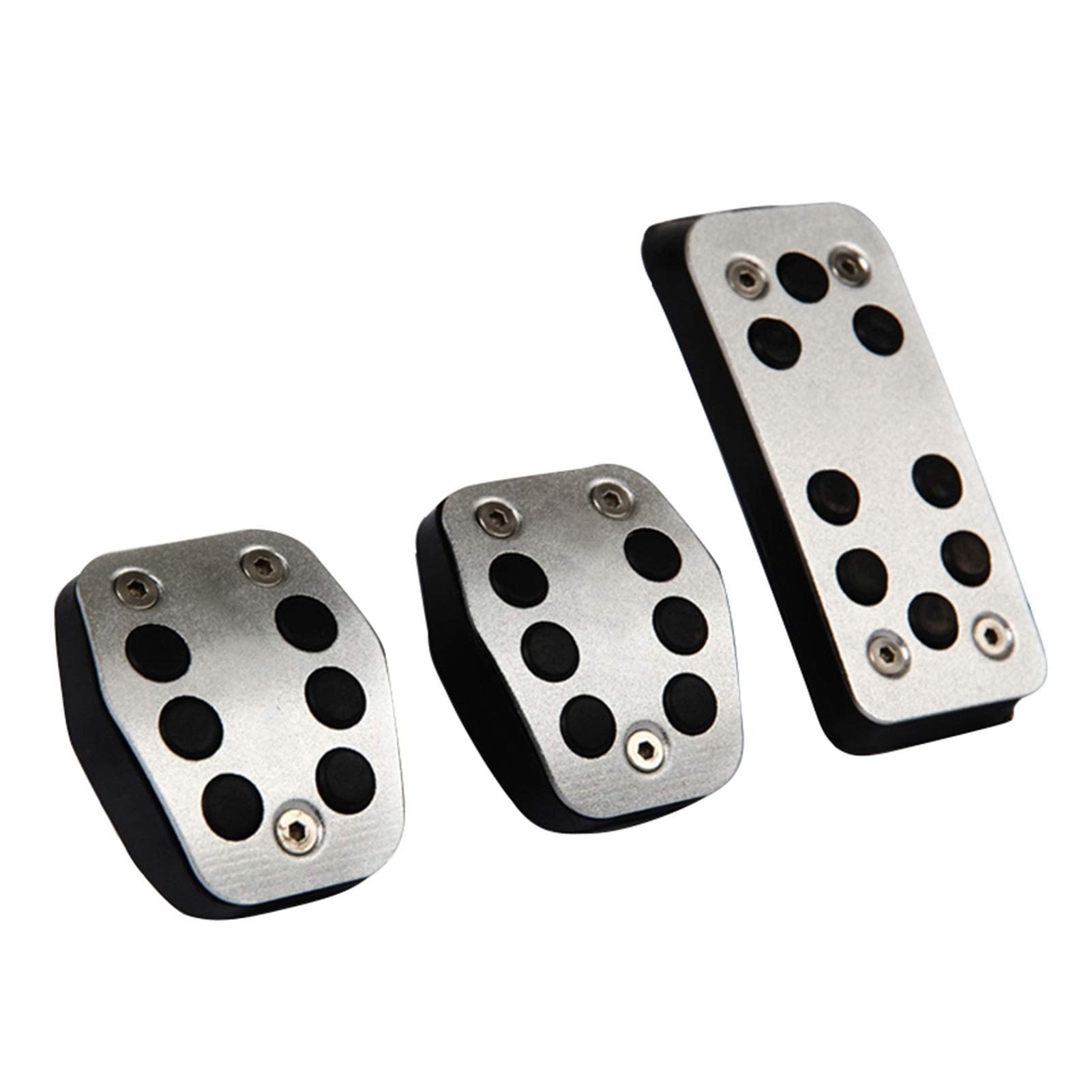 For Ford, for Focus, 2 3 2007-2012 2013 2014 2015 2016 AT/MT Car Accelerator Pedal Brake Pedals Non Slip Cover Case Pads Accessories Break Pedal Cover(MT 3pcs)