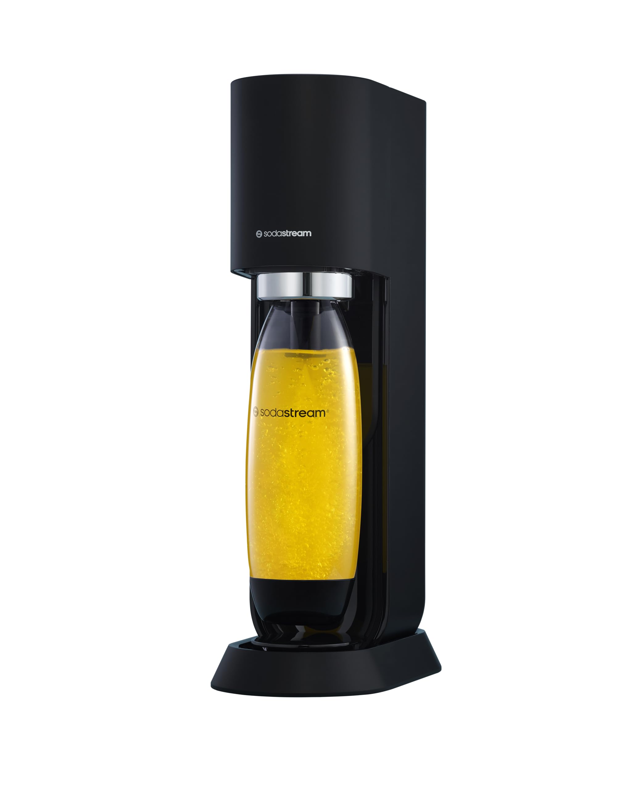 SodaStream MIX, Bollitore per bevande frizzanti e macchina per soda, per carbonatare qualsiasi bevanda, con bottiglia di carbonatazione lavabile in lavastoviglie da 1 litro e 1 cilindro/carbonatore di