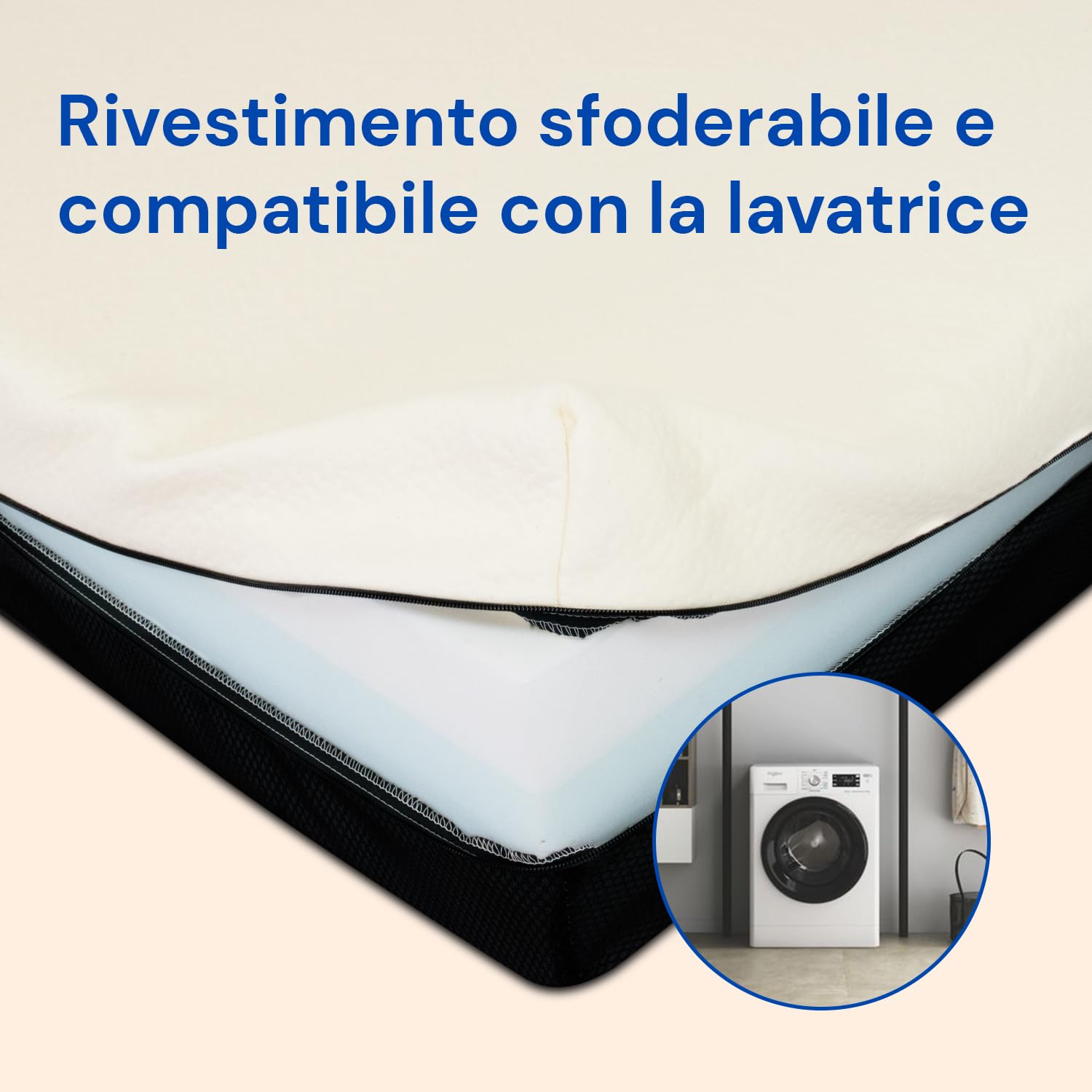 Geriafy Materasso in memory foam Cotton V6 per letto elettrico 90x190 cm
