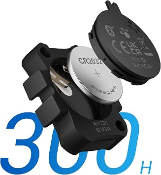 moofit CS9 Cycling Cadence/Speed Sensor, Bluetooth & ANT+, Tracking Cadence or Speed Wireless Sensor with IP67 Waterproof, Compatible with Wahoo, Zwift, Openrider, Peloton, Black