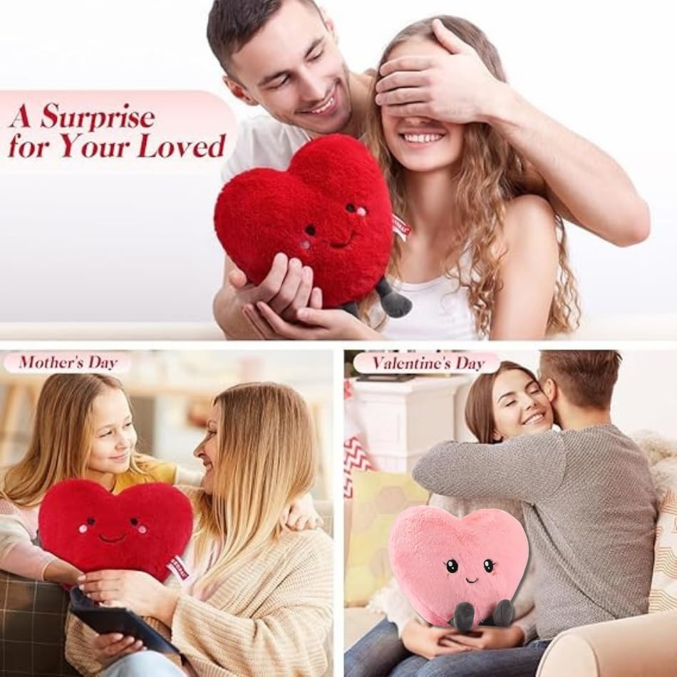 Image of ZEXSAZONE Toy Cute I Love Heart Shaped | 30 cm | Plushie Soft Toys for Kids | Plush Soft Toys for Baby Boys and Girls Kids - Teddy | Best Valentine Gift (Combo Pack of 2)