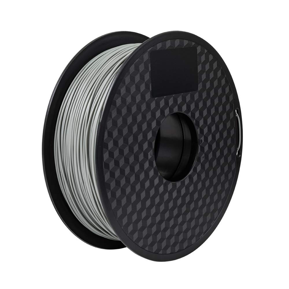 ComgrowPLA Filament 1.75mm 3D Printer Filament PLA for 3D Printer 1kg Spool (2.2lbs), Dimensional Accuracy of +/- 0.02mm Grey