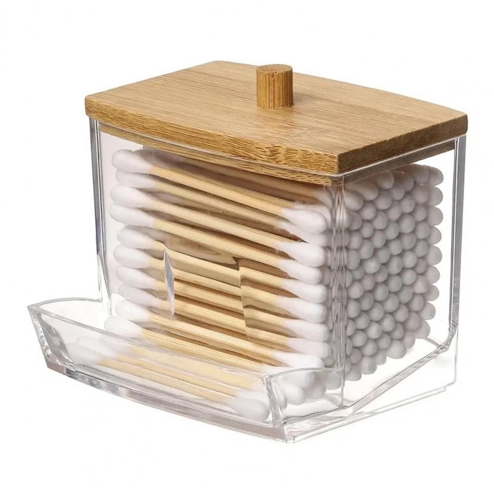 AYCDL Toothpick Dispenser Multifunctional Toothpick Box Acrylic Transparent Cotton Swab Storage Box Desktop Toothpick Jar Dispenser Toothpicks For Appetizers