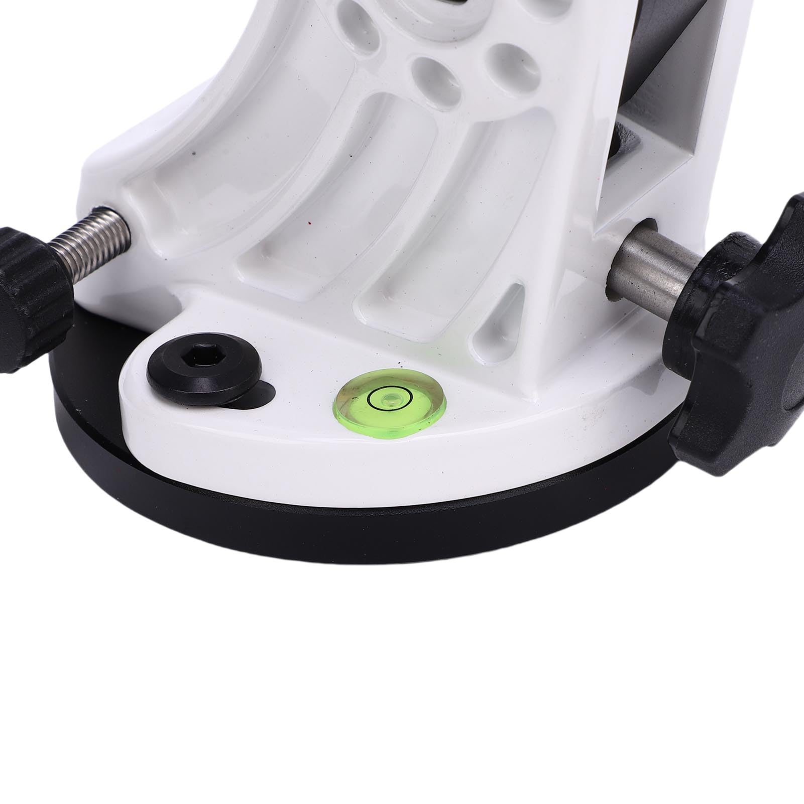 CCYLEZ Montaje de Latitud del Telescopio, Accesorios de Trípode Telescopio de Aluminio, Ajuste de 0 a 90 Grados Montaje Ecuatorial, Base de Latitud de Cuña Ecuatorial (White)