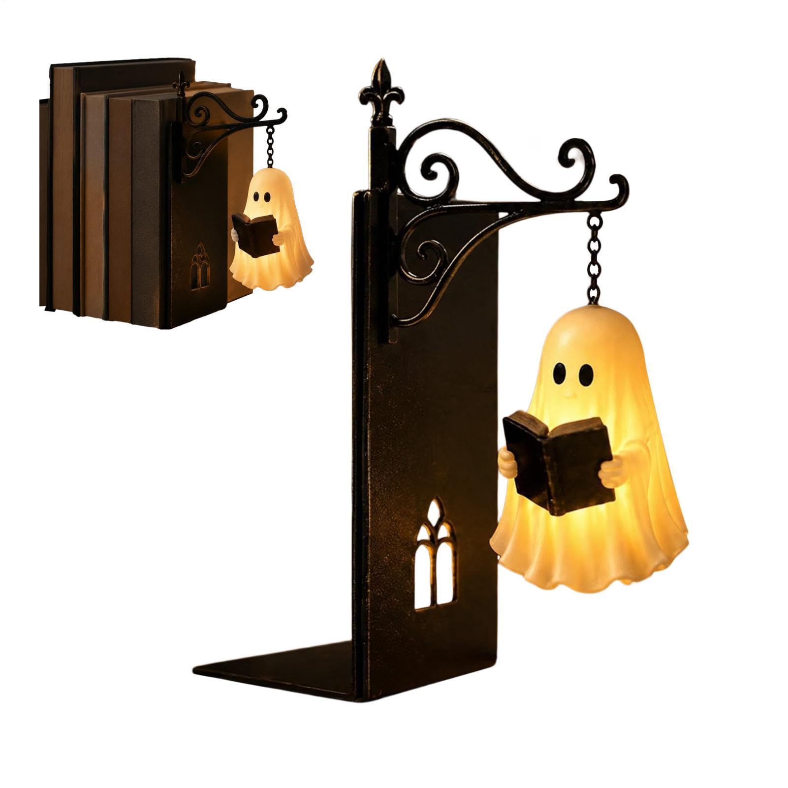 Regał oświetlenie Halloween czytanie duch vintage lampa dekoracja
