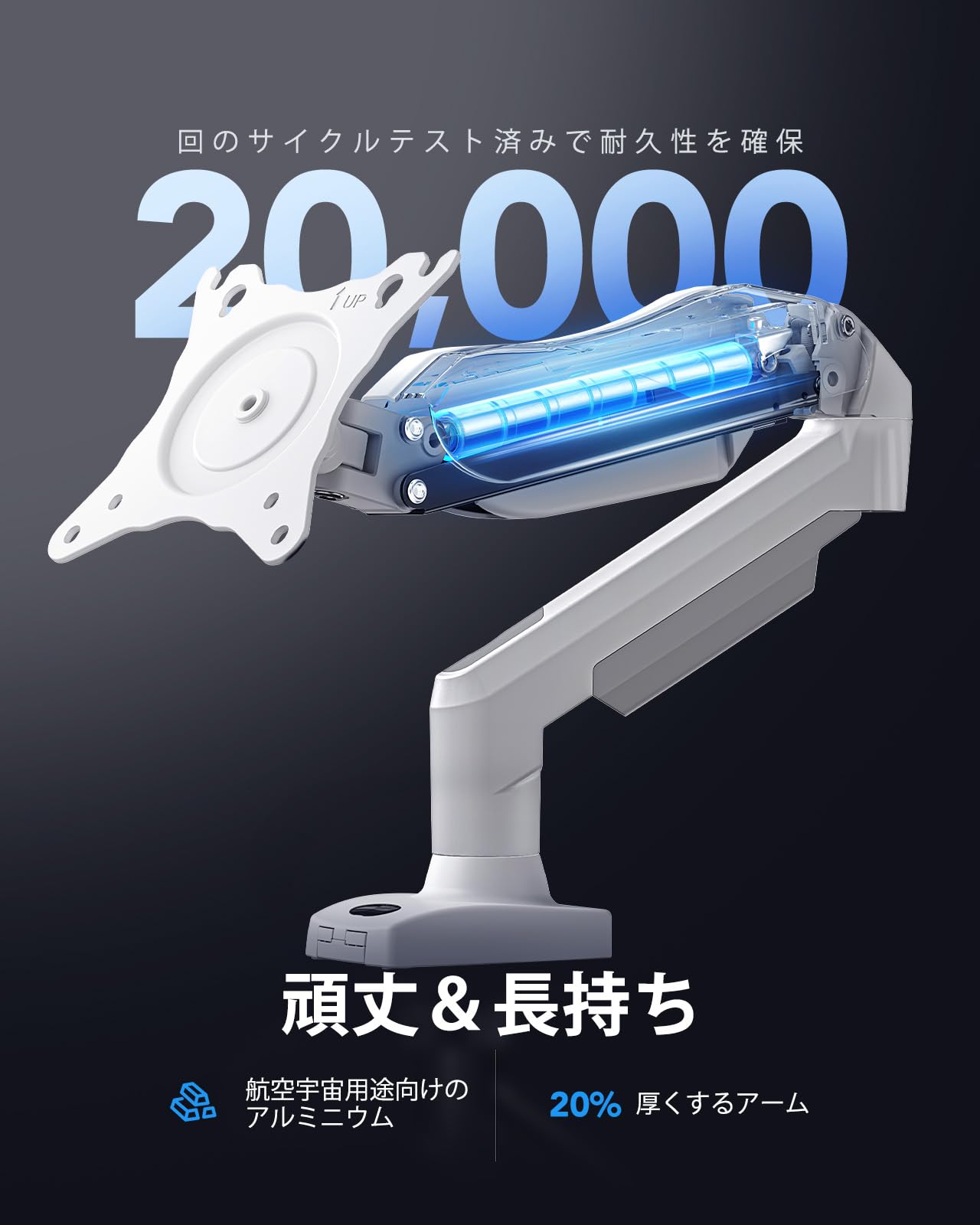 Amazon.co.jp: HUANUO (ファーノー) PCモニターアーム 液晶