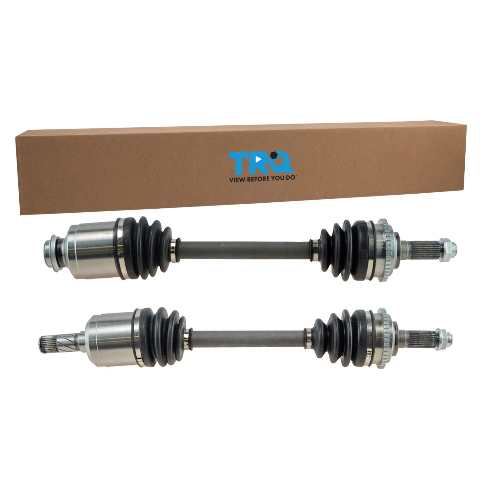 TRQ Front Driver and Passenger Side CV Axle Assembly Set 2 Piece