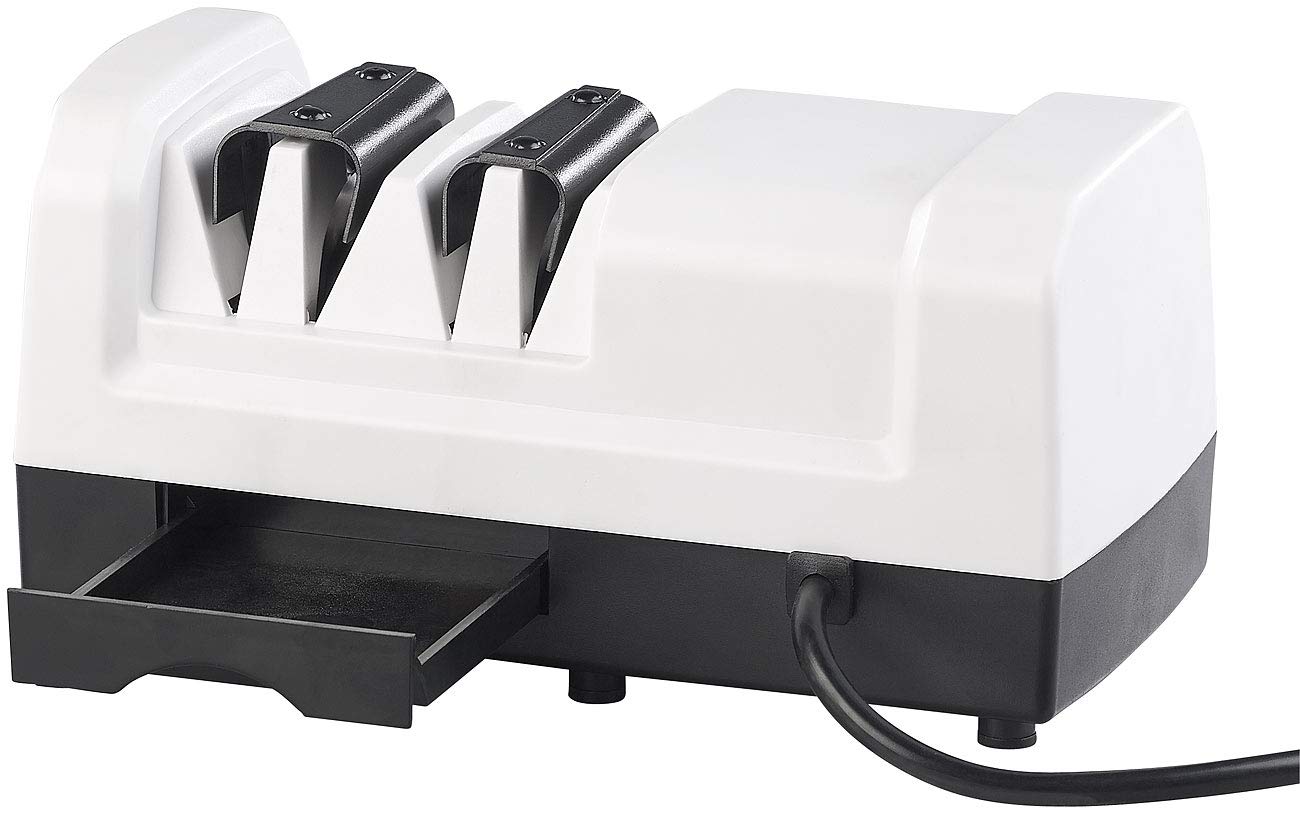 Rosenstein & Söhne Elektrischer Diamant-Messerschärfer 60 W Profi Messerschleifgerät