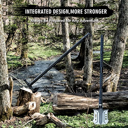 Camping Shovel Axe Outdoor Survival Shovel Set with High Carbon Steel Camping Gear for Men Outdoor Caming Hiking Backpacking Emergency - Image 7